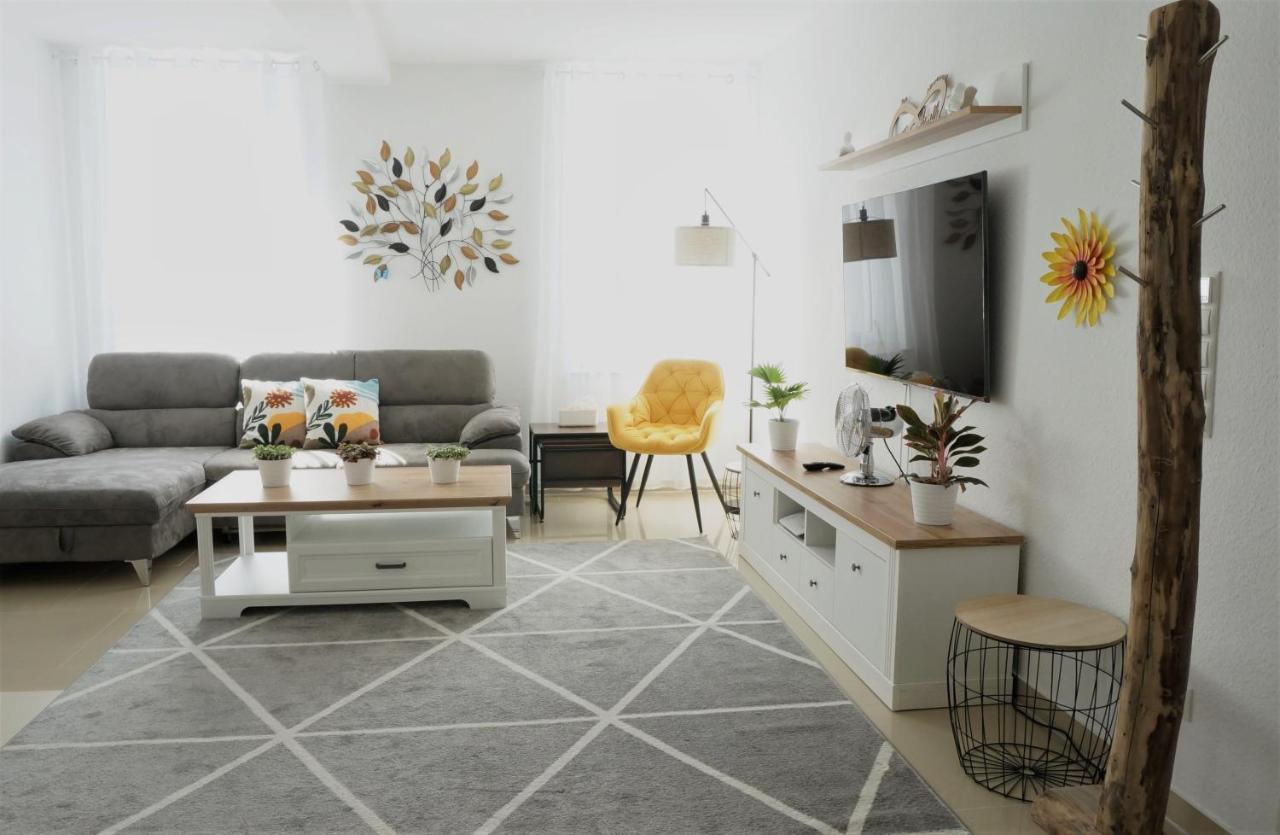 Mein Apartment Flowers Mit Kamin, Bis 10 Personen Frankenthal  Eksteriør billede