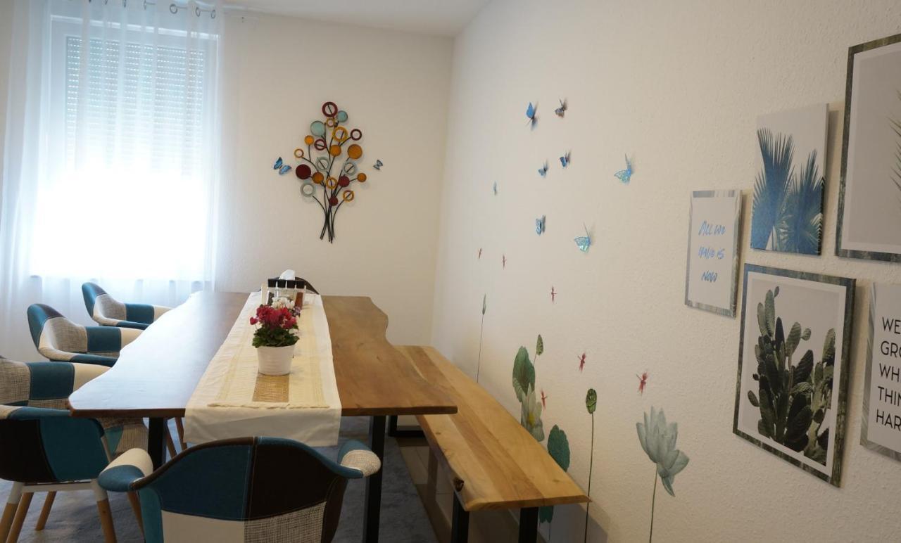 Mein Apartment Flowers Mit Kamin, Bis 10 Personen Frankenthal  Eksteriør billede