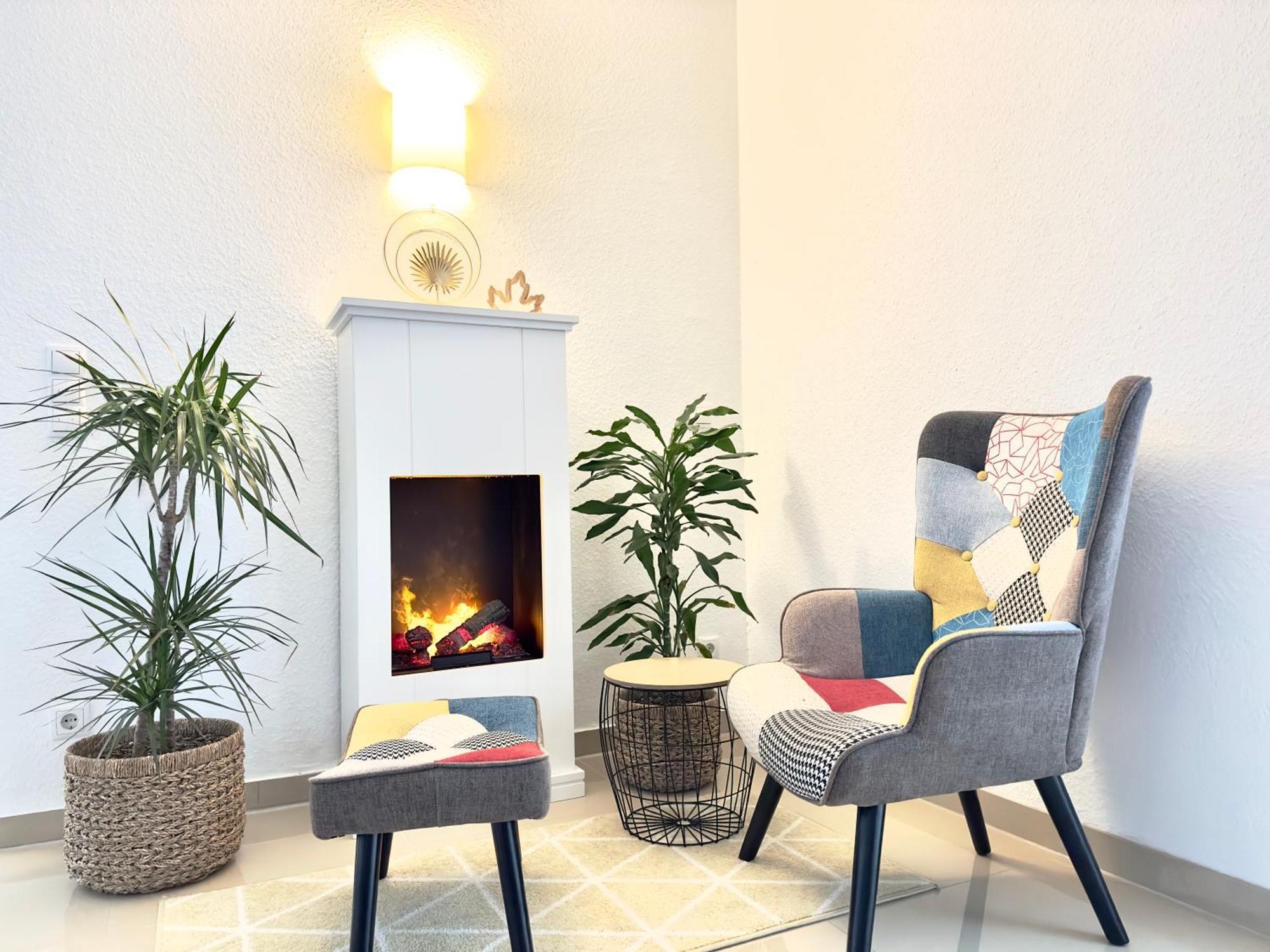 Mein Apartment Flowers Mit Kamin, Bis 10 Personen Frankenthal  Eksteriør billede